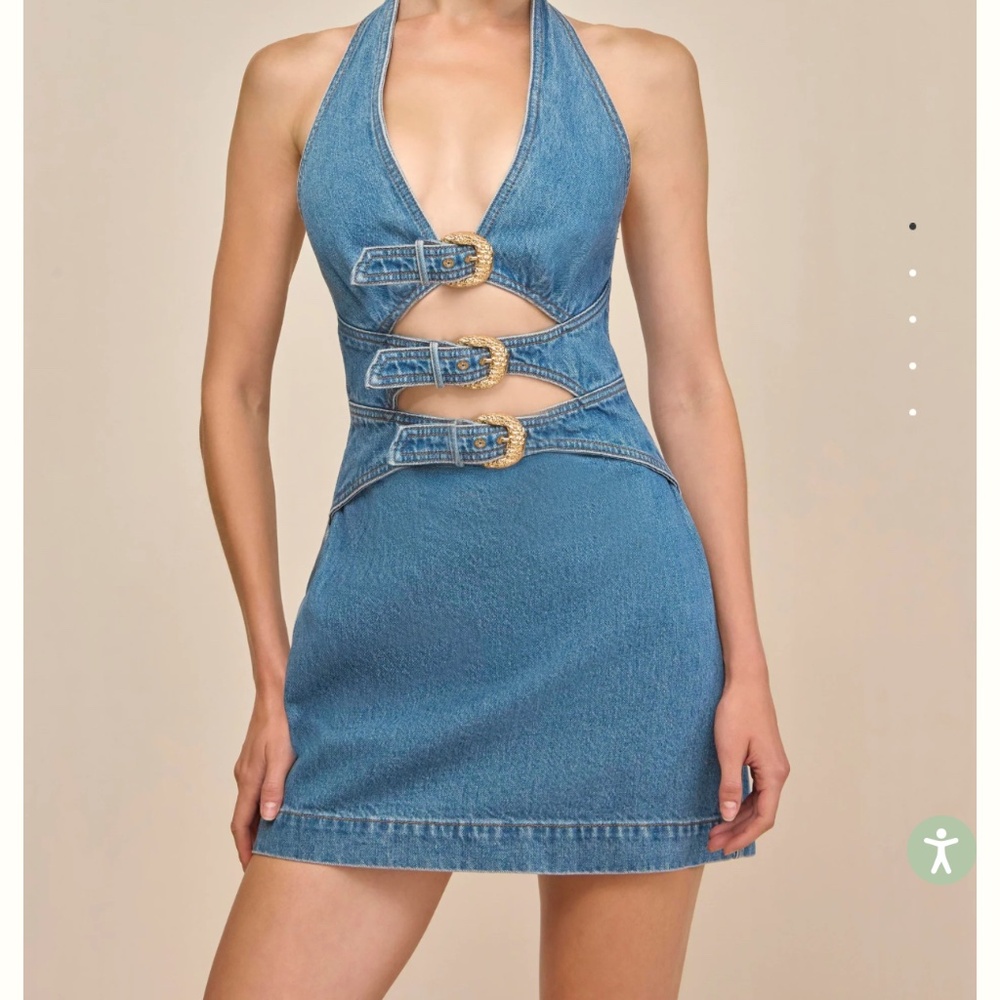 Cult Gaia Anice Denim Dress